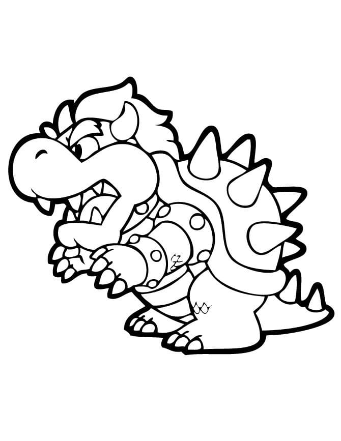 Bowser coloring pages by coloringpageswk on