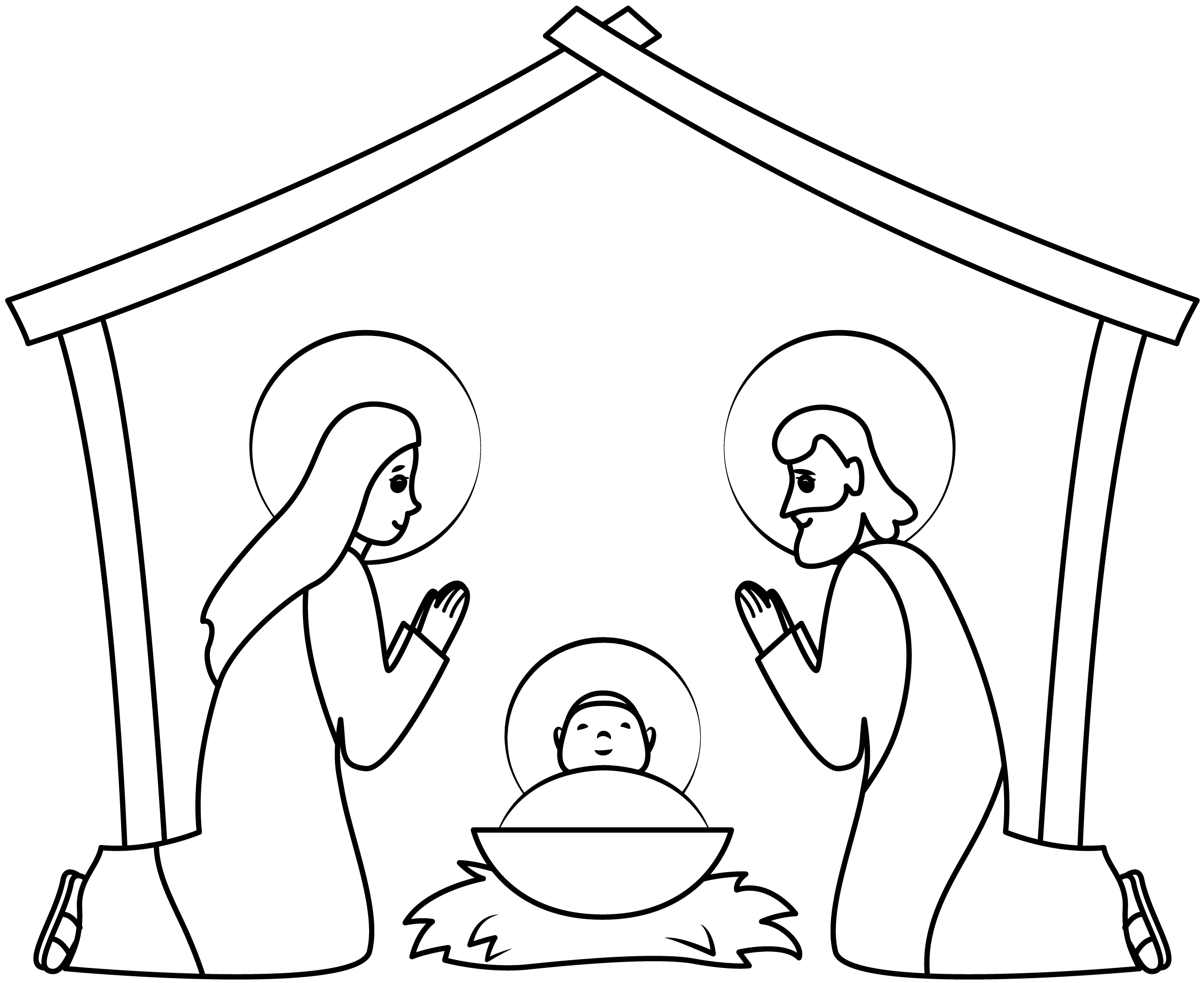 Nativity stable printable template free printable papercraft templates