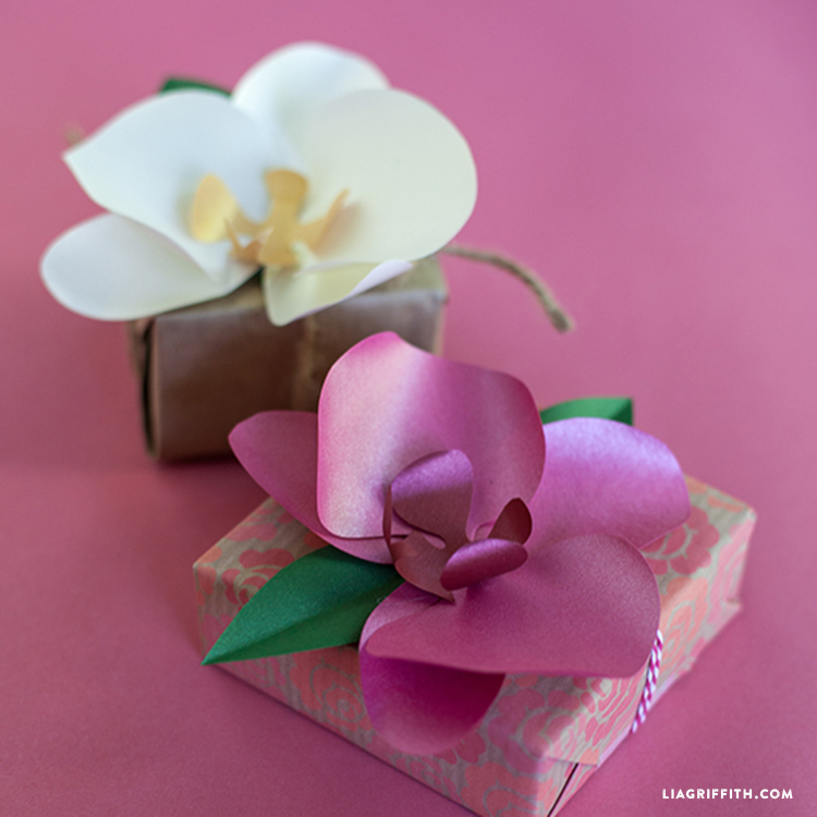 Diy paper orchid