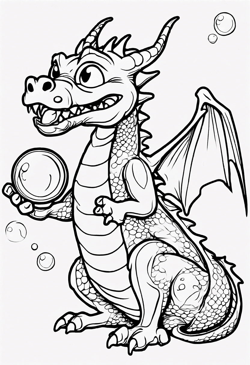 Dragon coloring pages