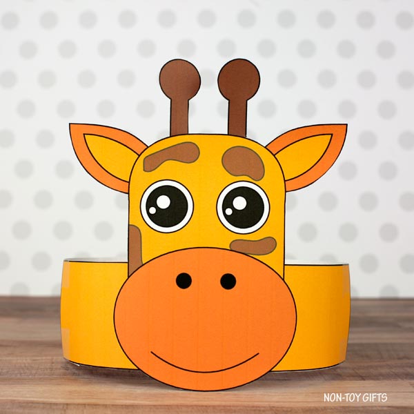 Giraffe paper hat