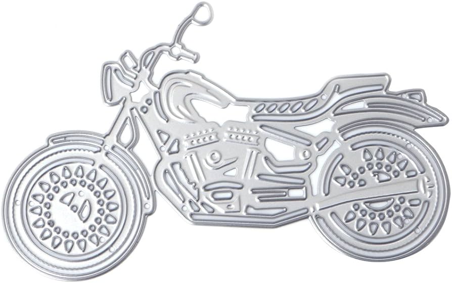 Logres motorcycle metal shapes stencil paper card scrapbook stamping diy craft home kitchen