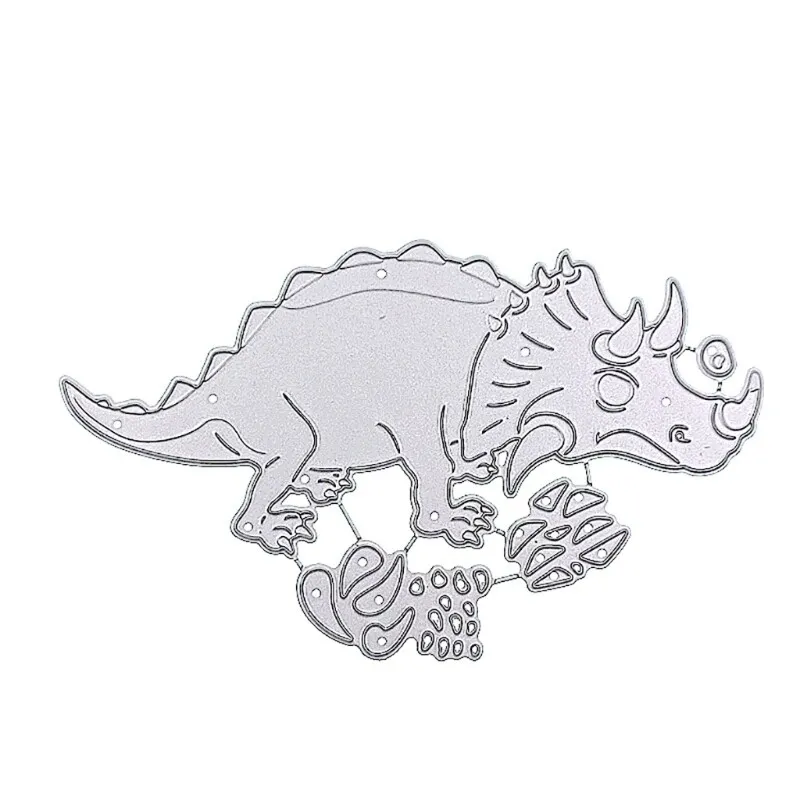 Triceratops diy crafts card making embossing stencil for album paper card