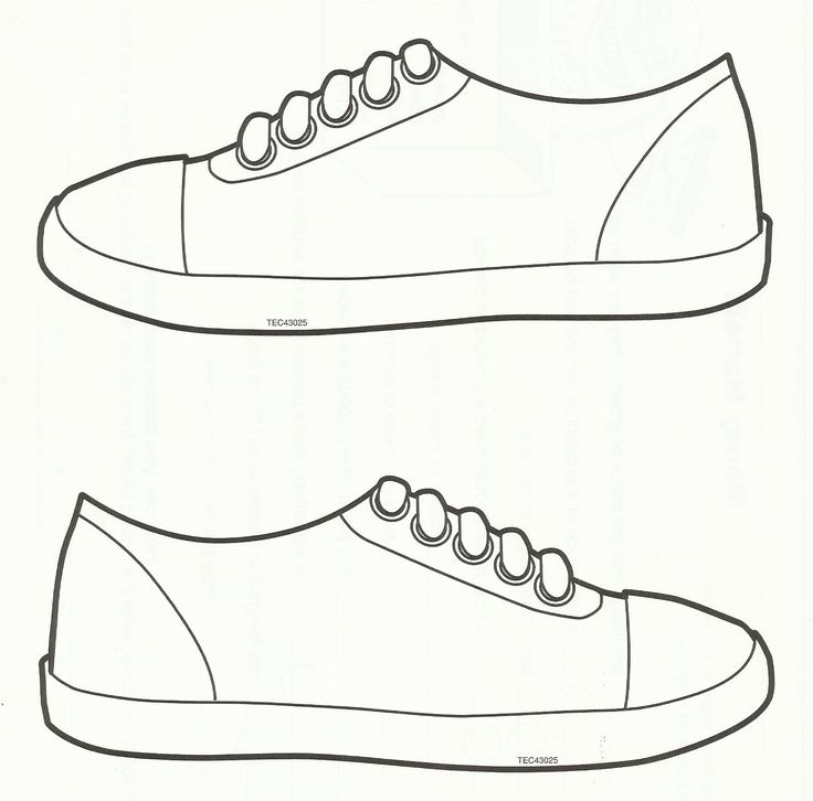 Squish preschool ideas sneaker art shoe template design your own shoes sneaker art