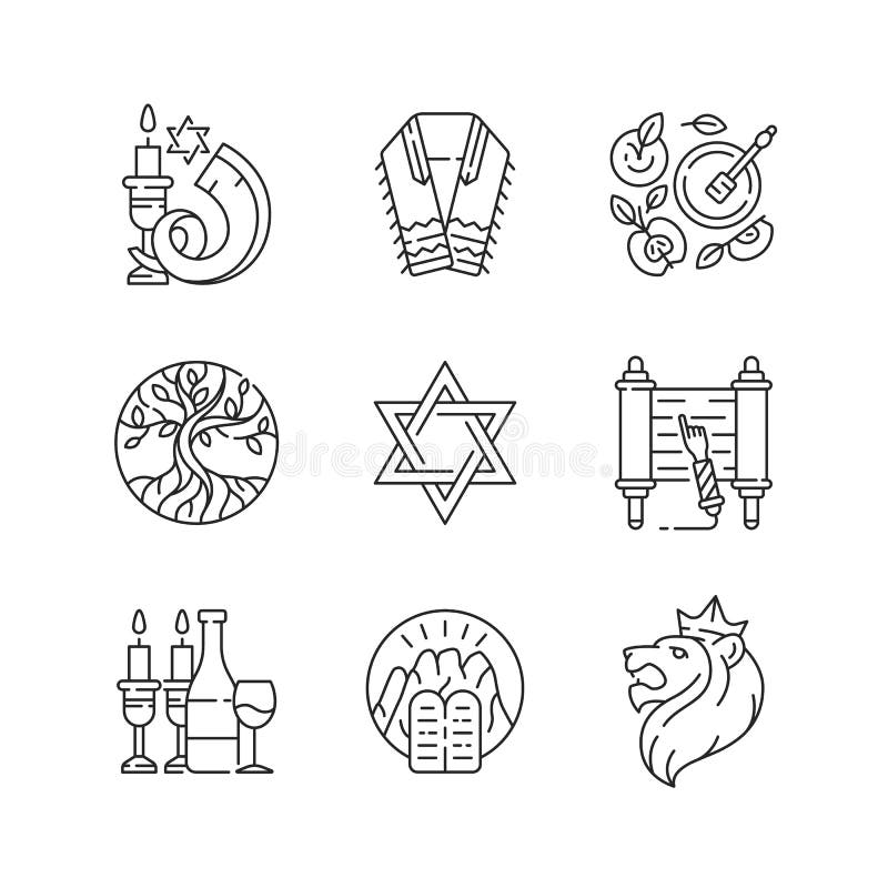 Shofar outline stock illustrations â shofar outline stock illustrations vectors clipart