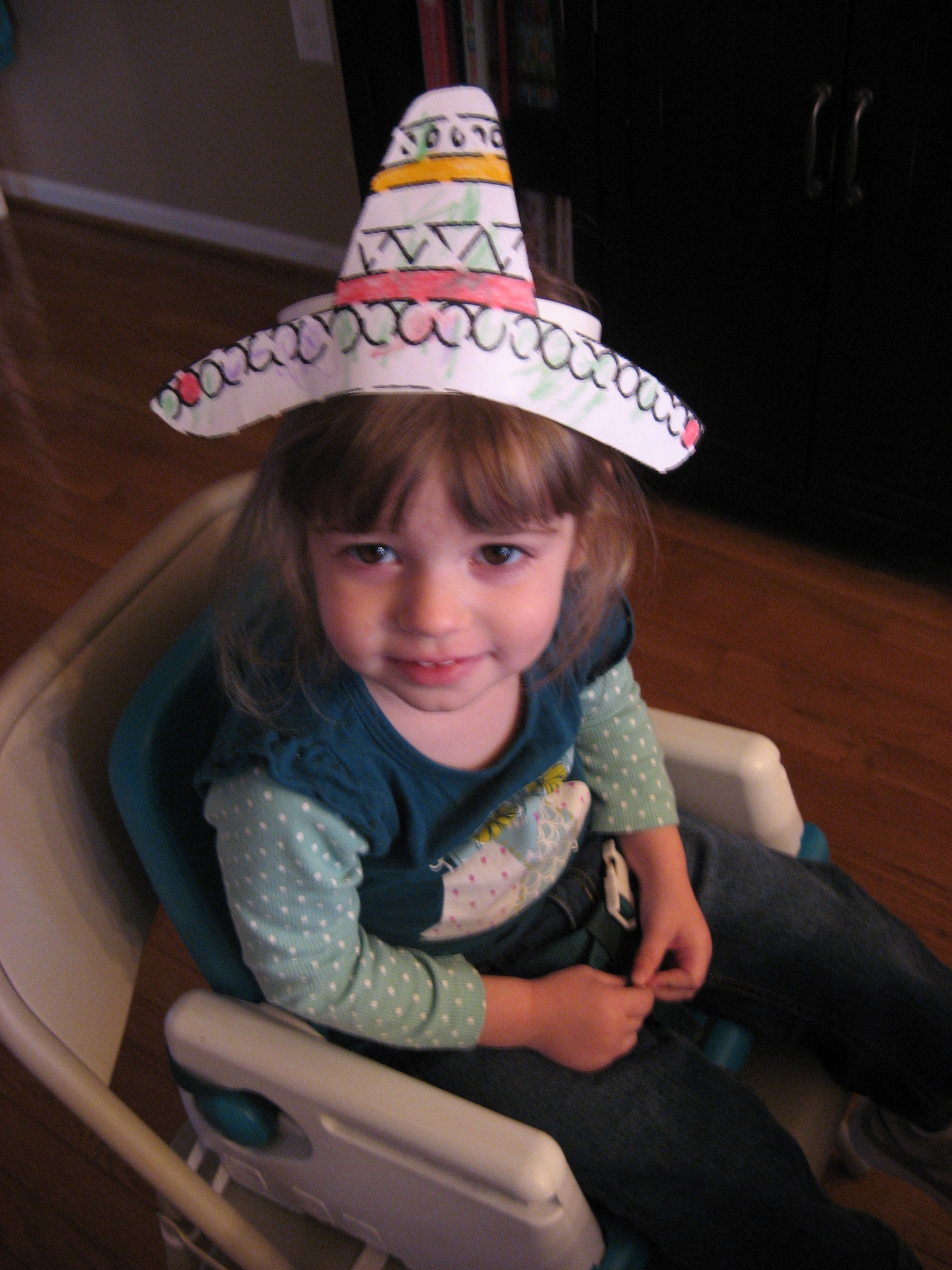 Sombrero hat kiddie crafts blog