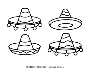 Mexican sombrero sketch images stock photos d objects vectors