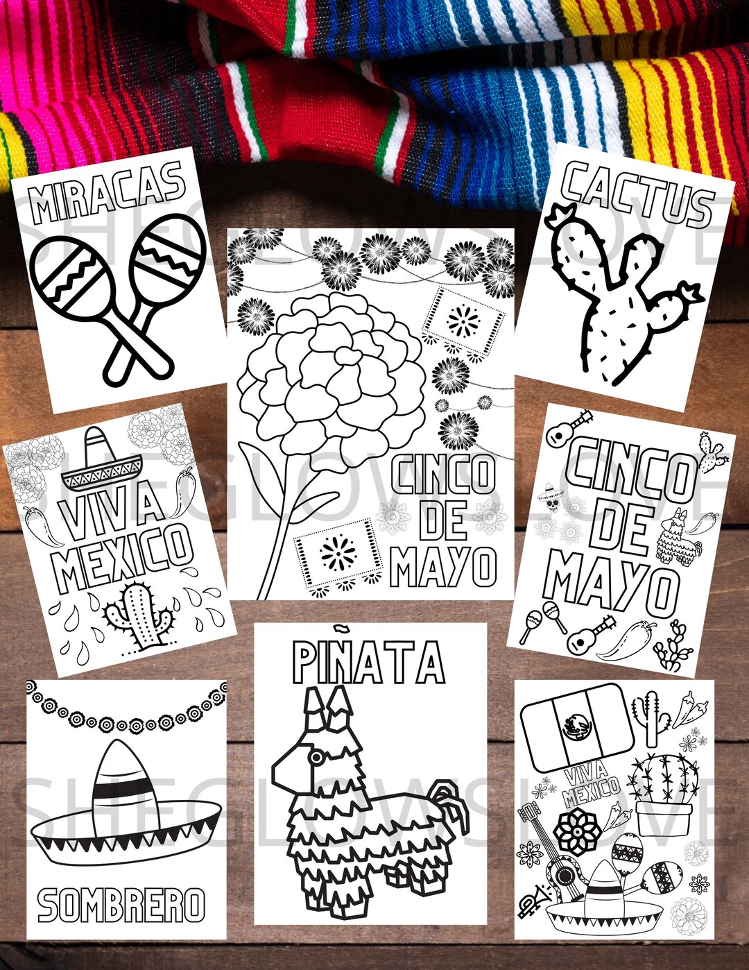 Printable cinco de mayo coloring pages kids coloring pages cinco de mayo coloring sheets