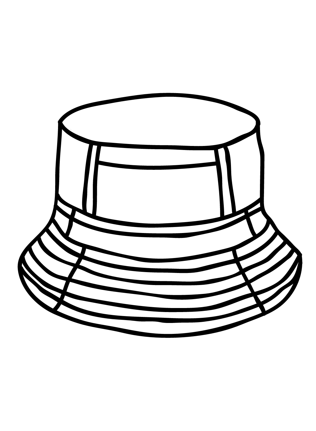 Hat coloring pages printable for free download