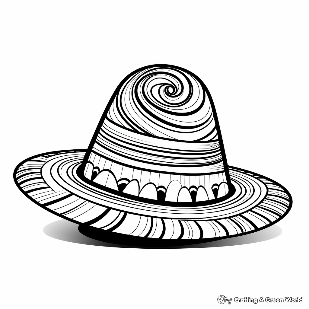 Sombrero coloring pages