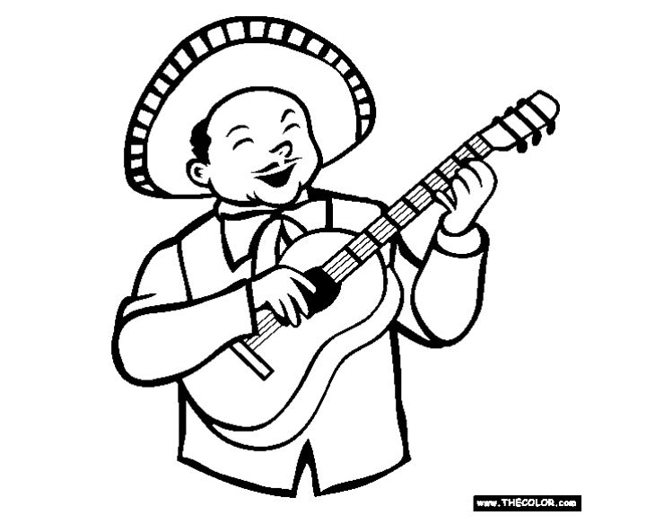 Places to find free cinco de mayo coloring pages