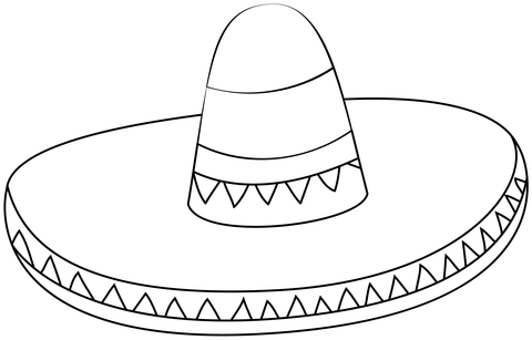 Sombrero printable template free printable papercraft templates