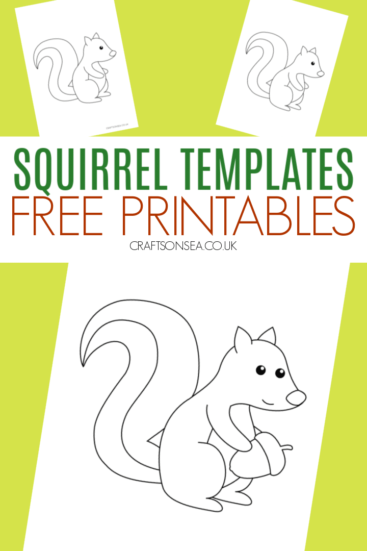 Free squirrel template printable pdf