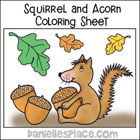 Squirrel crafts and activities