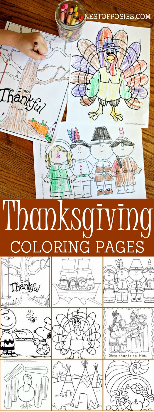 Thanksgiving coloring pages