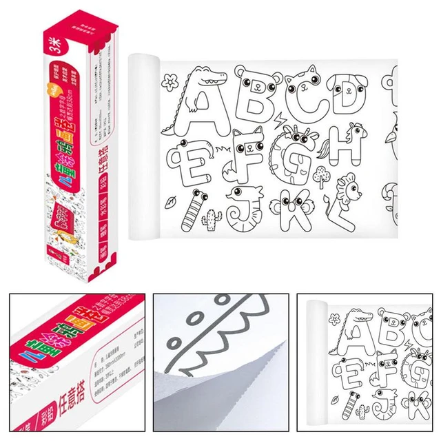 Kid drawing paper giant coloring poter for toddler table wall coloring page different pattern large coloring