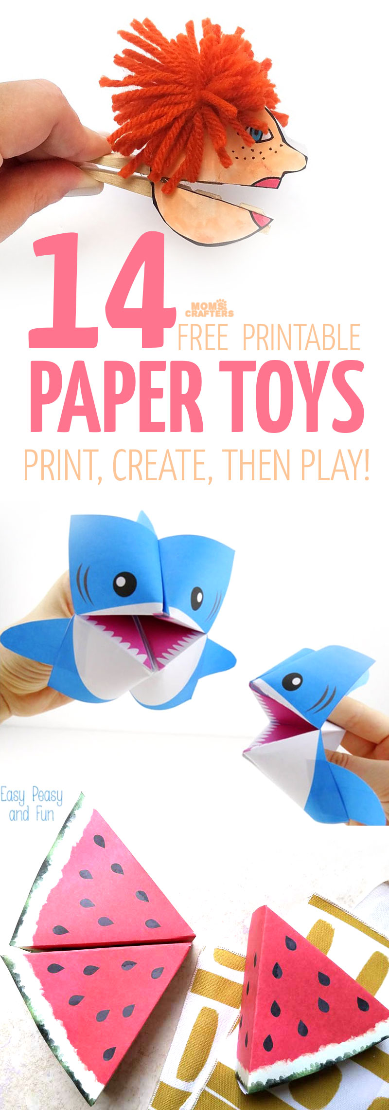 Paper toy templates