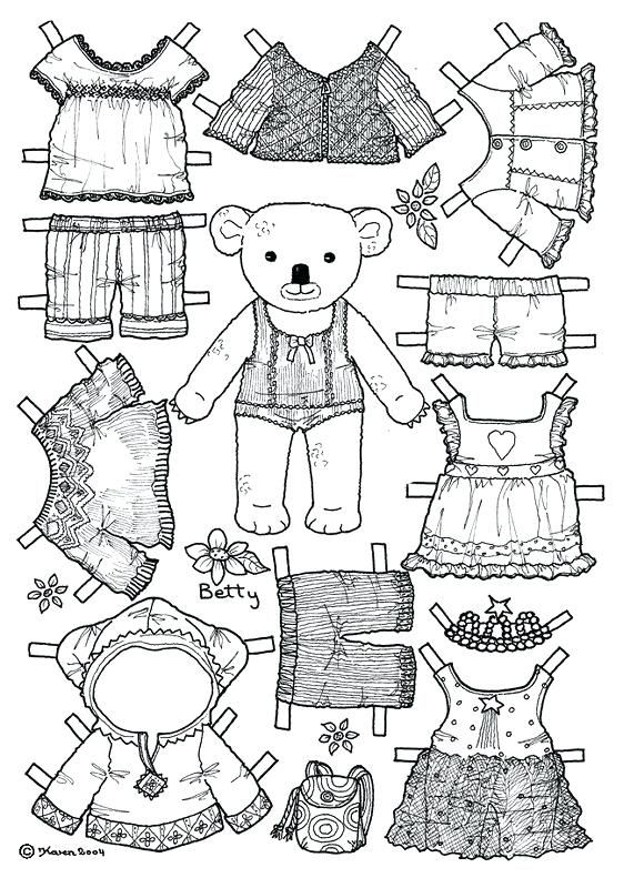 Paper doll template