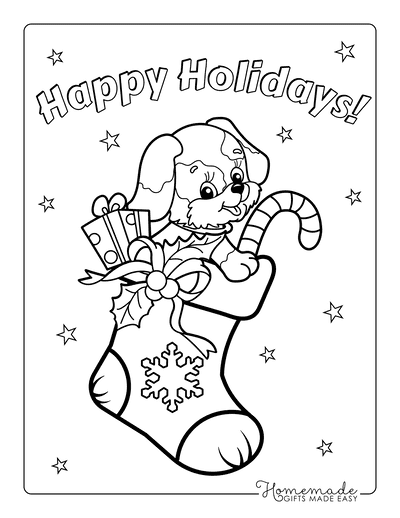 Best christmas stocking coloring pages printable stocking templates