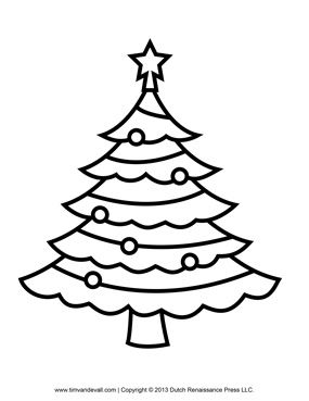 Printable paper christmas tree template coloring page â tims printables christmas tree template christmas tree outline christmas tree drawing