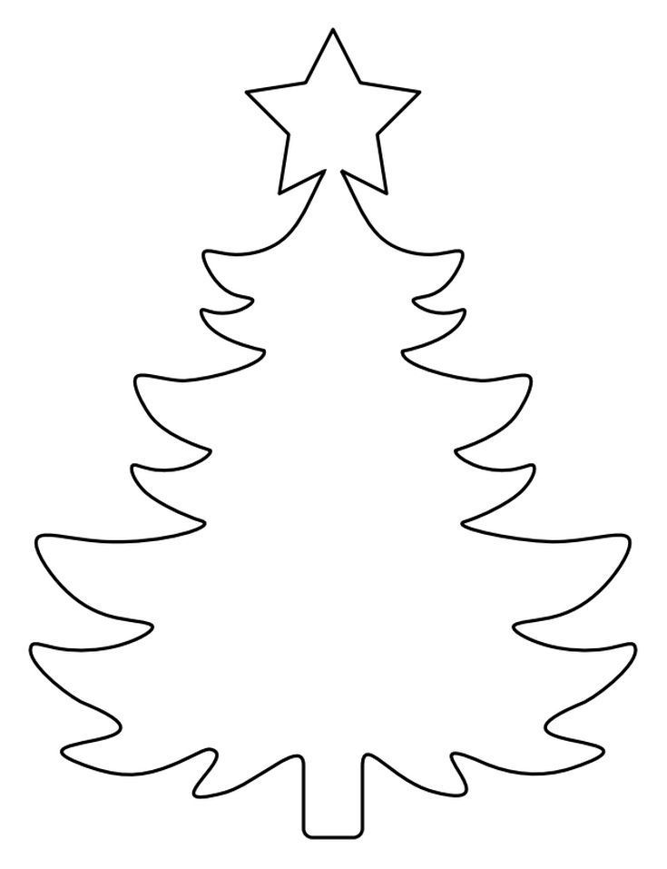 Christmas tree templates of all shapes and sizes christmas tree template christmas tree coloring page christmas tree stencil