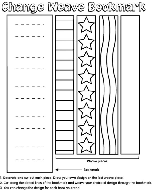 Weave bookmark crayolaau pattern coloring pages free coloring pages coloring pages