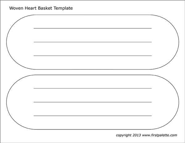 Heart basket template free printable templates coloring pages