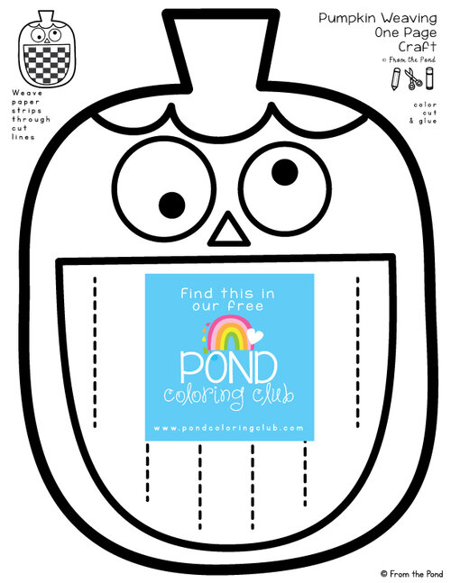 Craft â pond coloring club