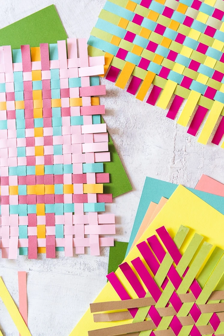 Quarantine creativity paper weaving from craft the rainbow