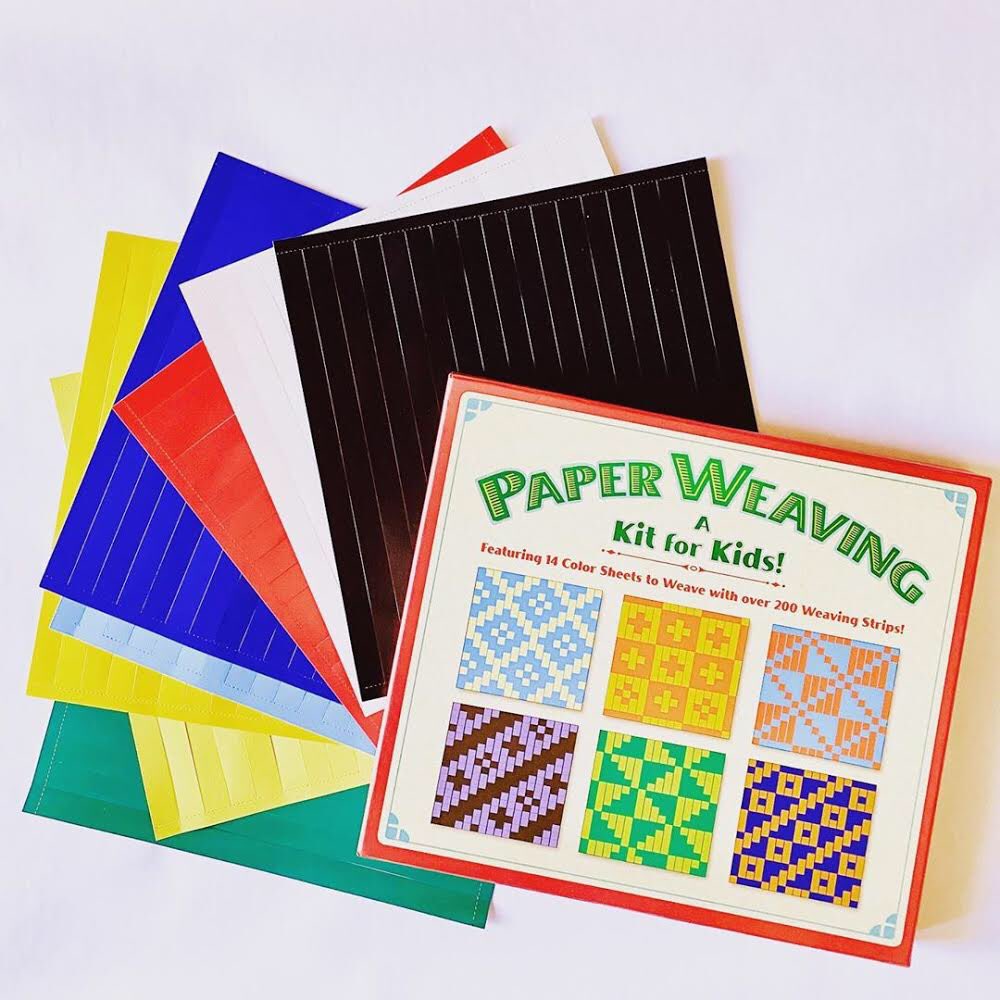 Pomegranate on x create your own paper art with our paper weaving kit with over weaving strips you can create endless patterns that are crafty fun for the whole family keepingbusy