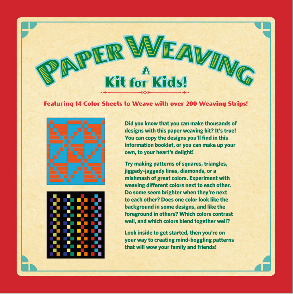 Paper weaving a kit for kids â ulis santa fe