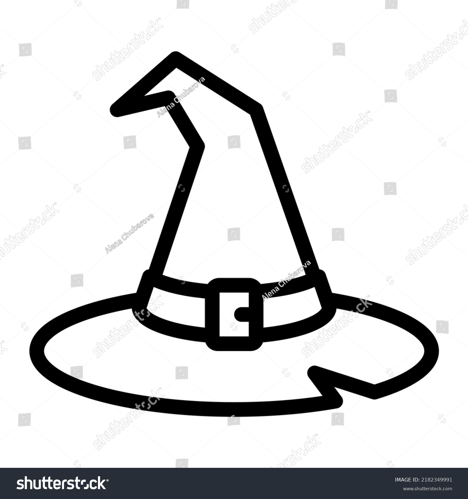 Witch hat outline images stock photos d objects vectors