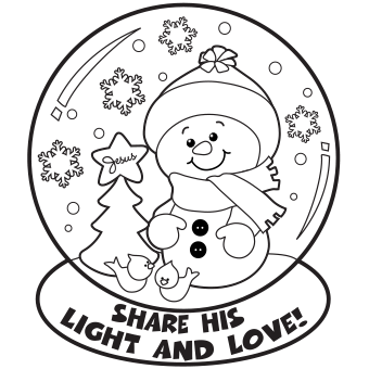 Christmas coloring pages