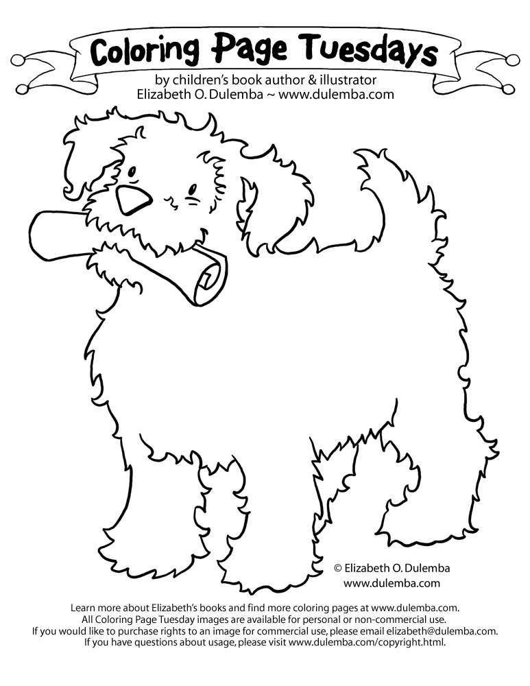 Coloring page tuesday