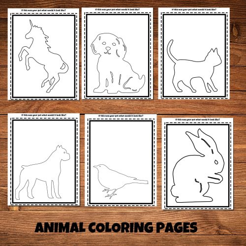 Printable paper dolls pets