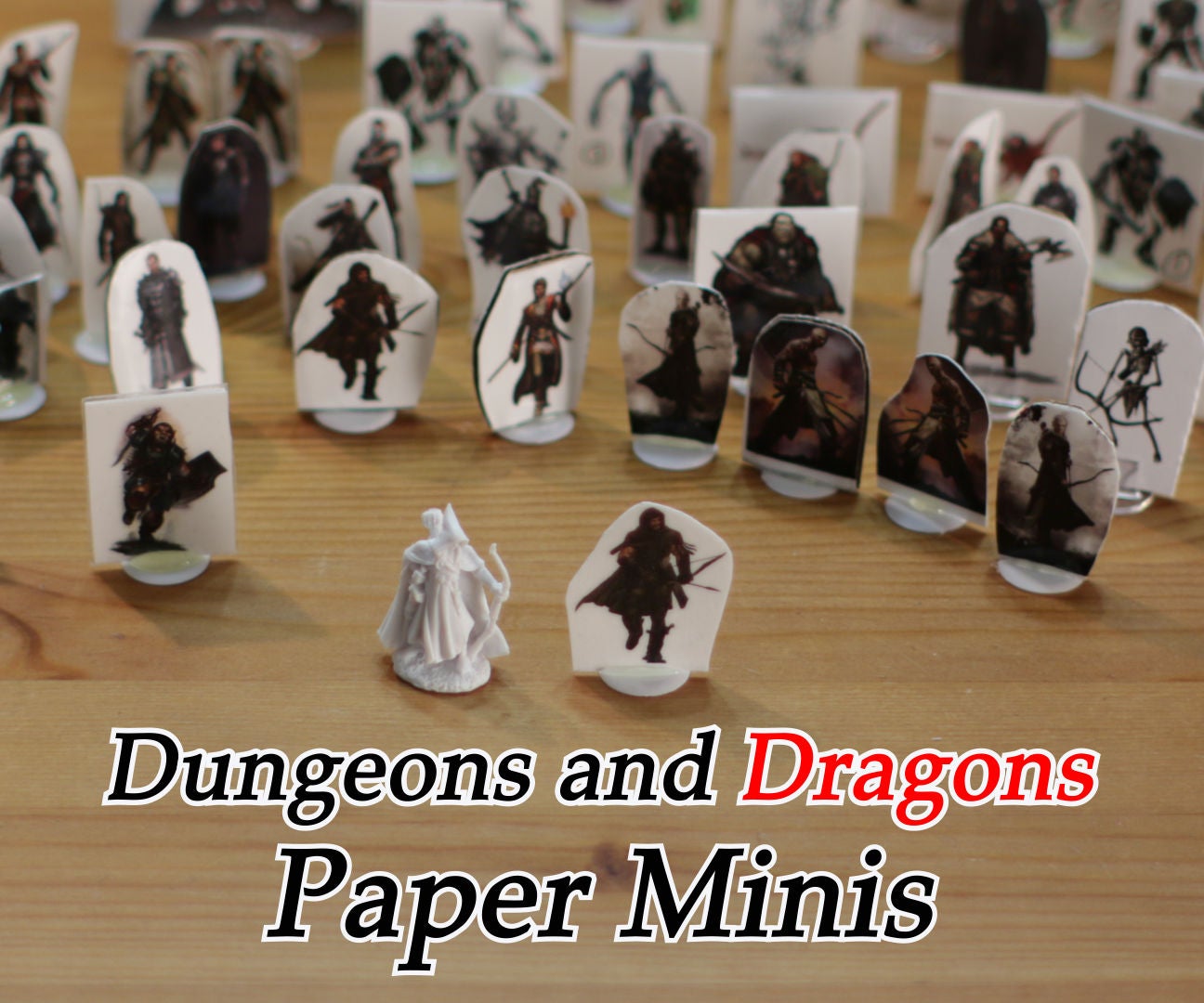 Dungeons and dragons paper miniatures pathfinder warhammer etc steps with pictures