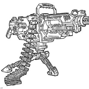 Gun coloring pages printable for free download