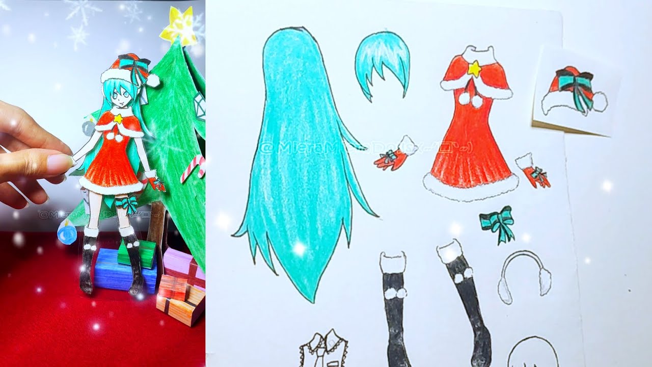 Ðpaperdoll clothingðã miku christmas outfitðâïâï