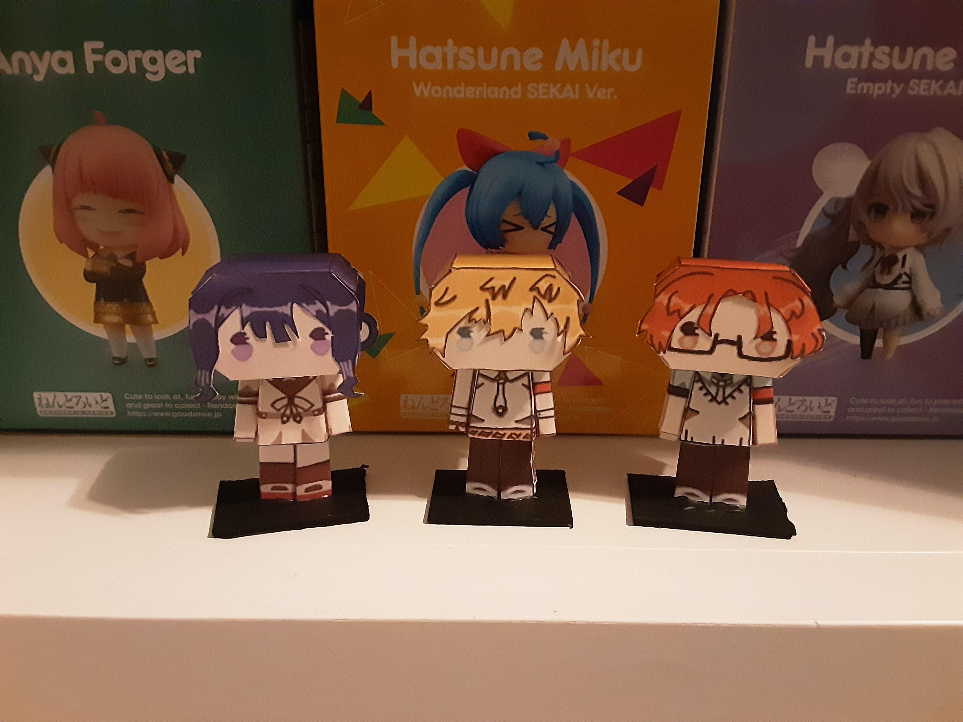 Aoi teru and akane papercrafts rhanakokun