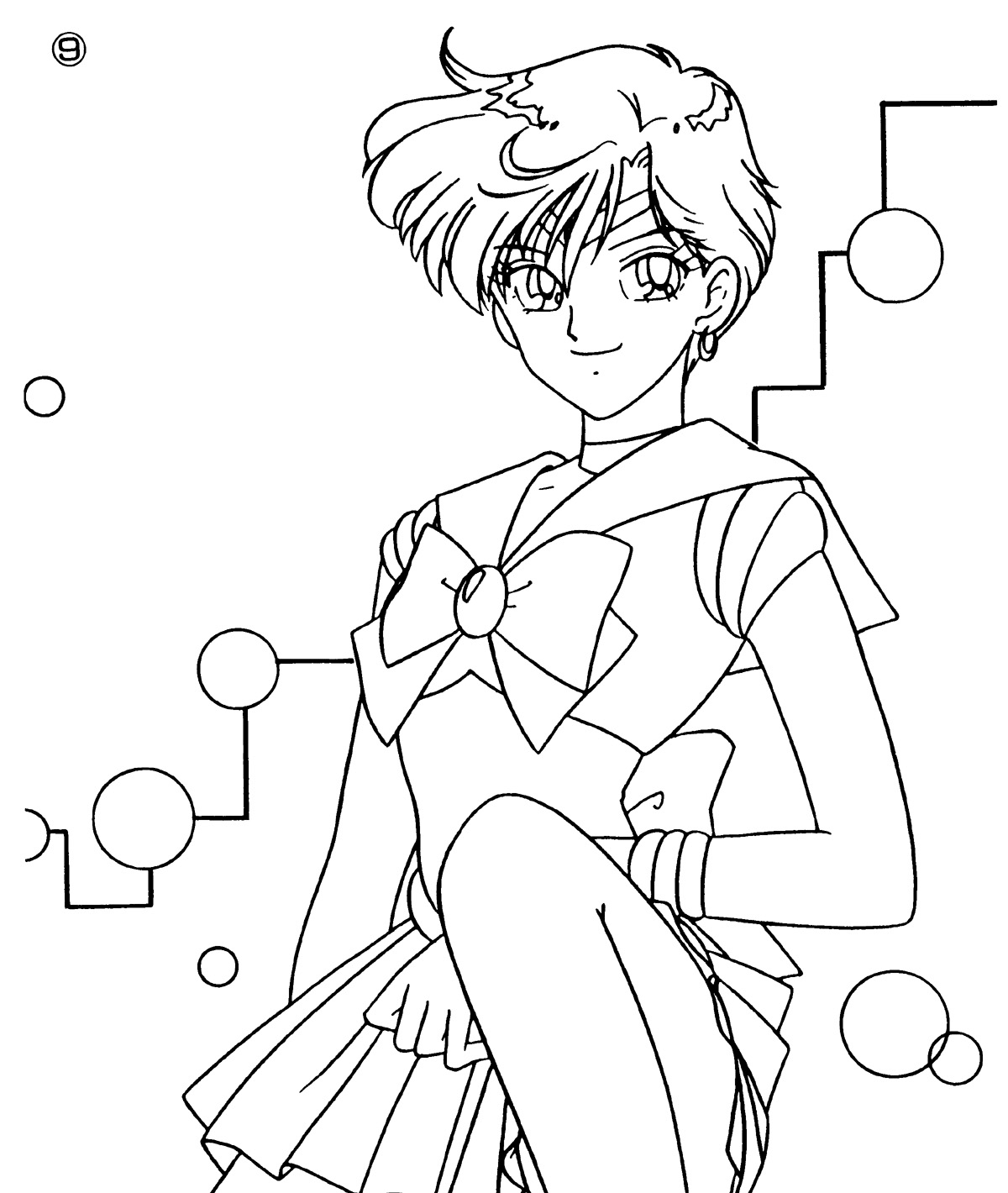 Tsuki matsuri the sailormoon coloring book archive