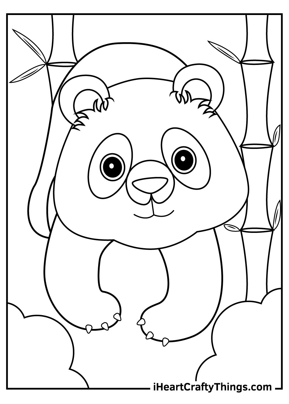 Giant panda coloring pages updated