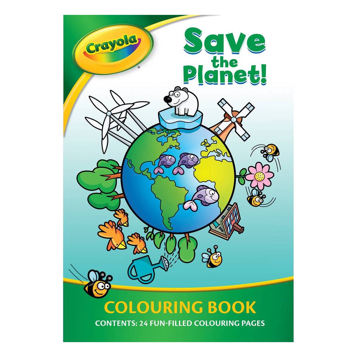 Crayola planet louring book