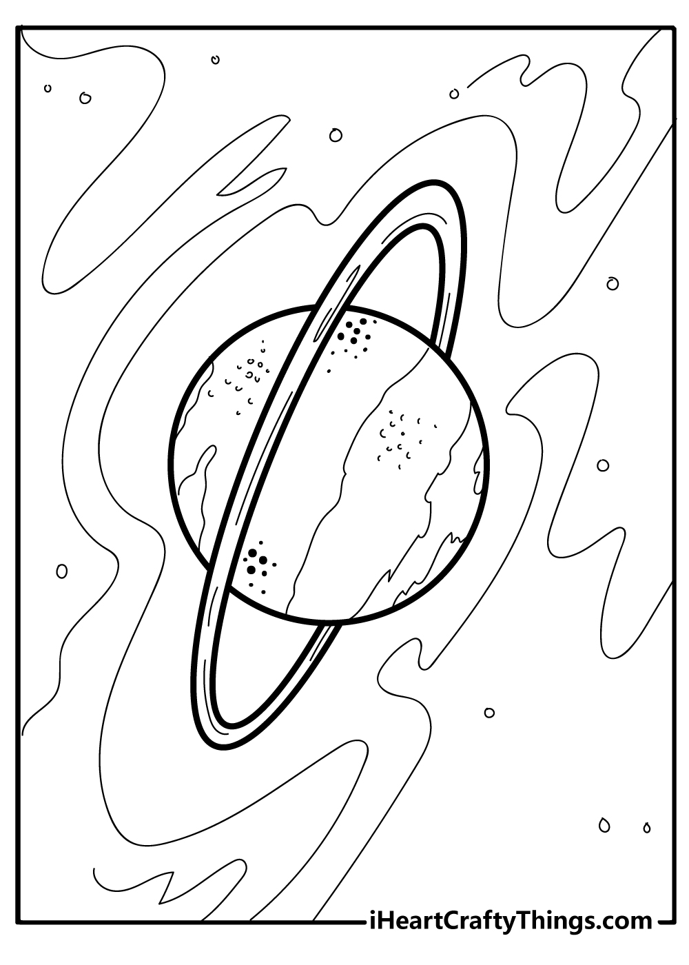 Planets coloring pages free printables