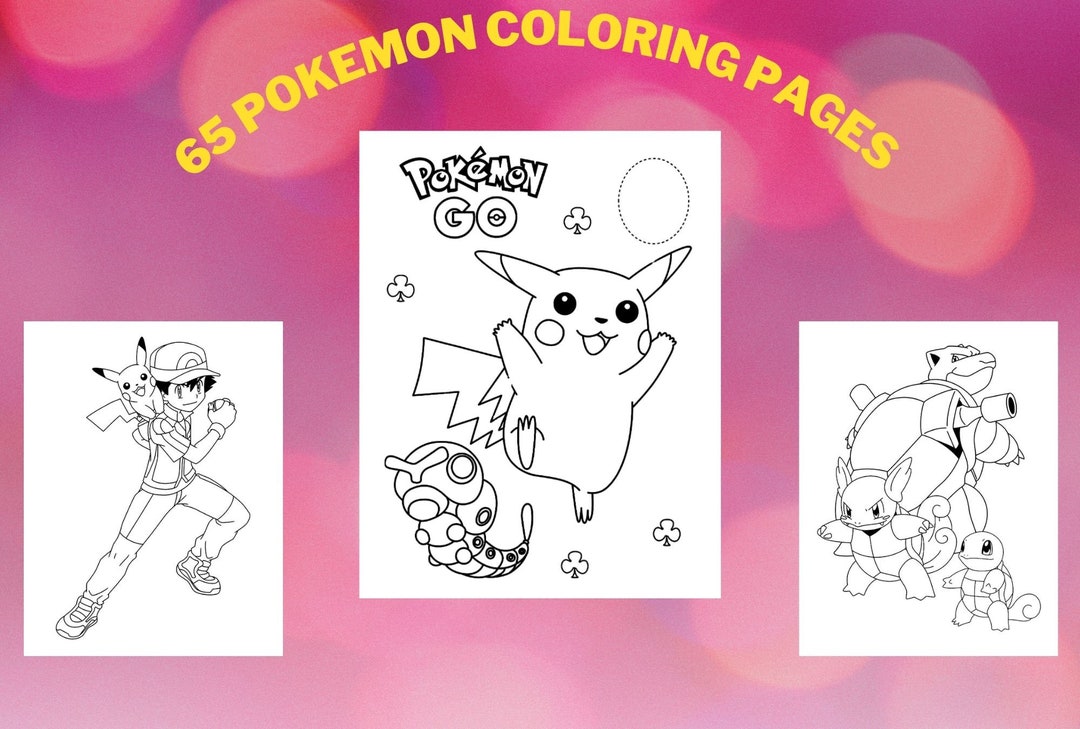 Pokemon coloring book pokemon pictures to print for childrens coloring books for boys girls