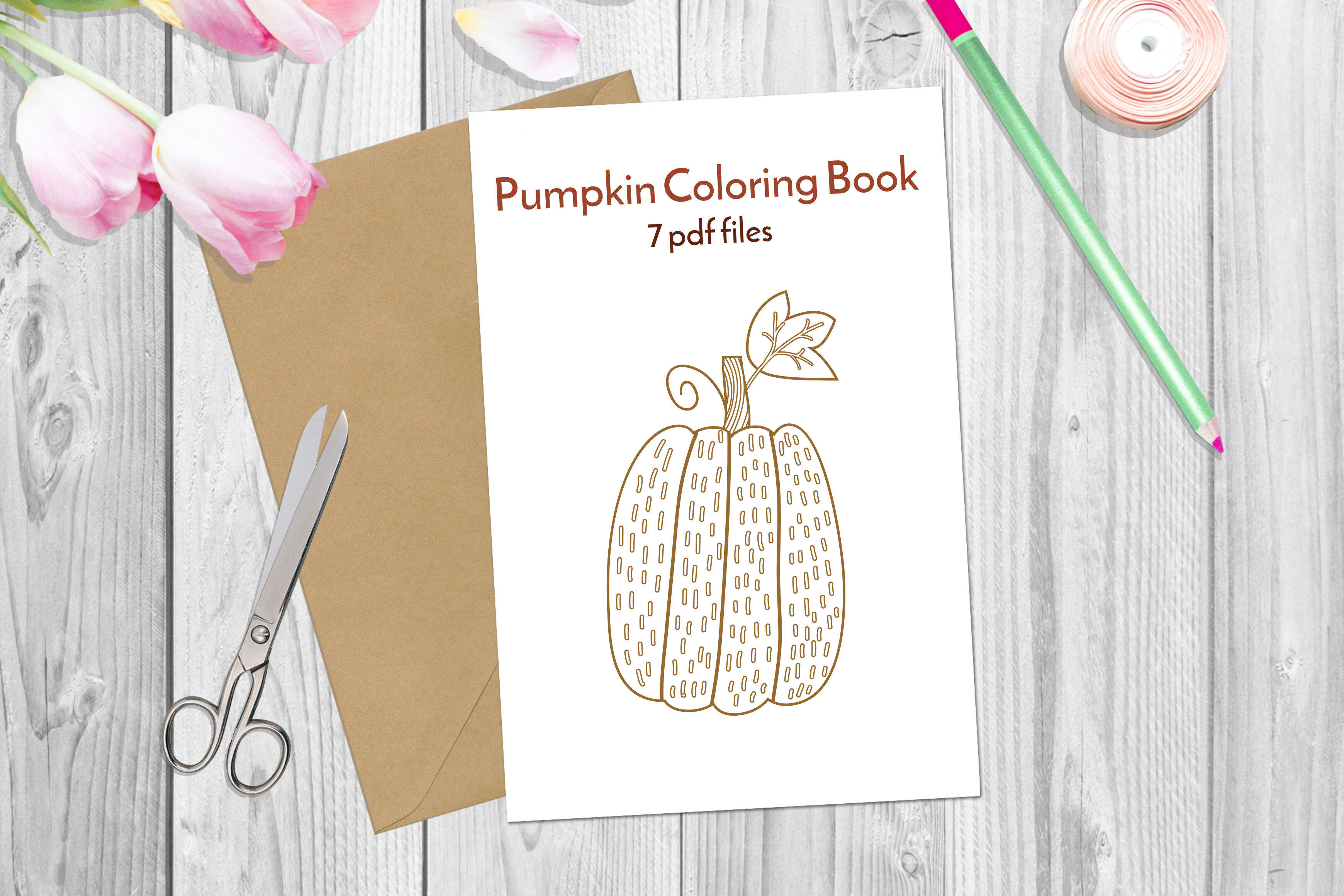 Fall coloring pages pdf by lily shop