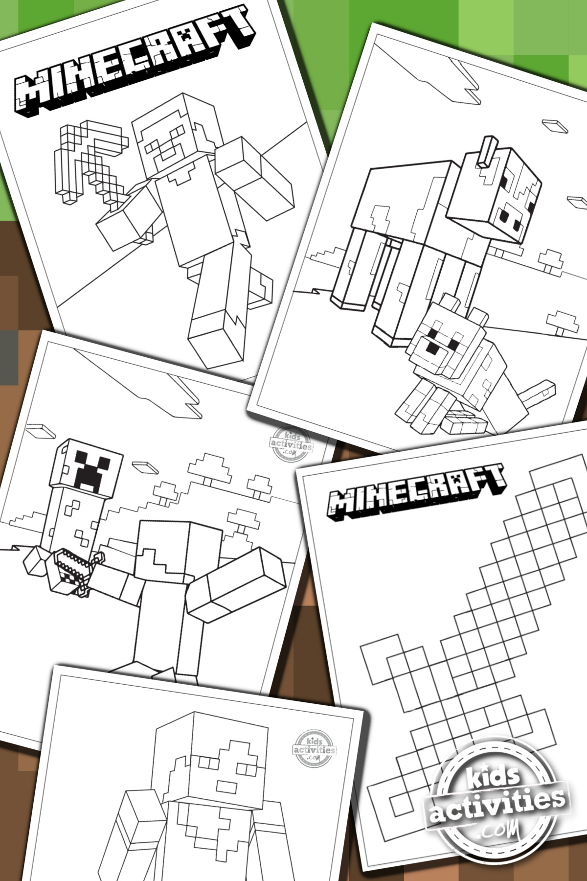 Free printable minecraft coloring pages for kids kids activities blog