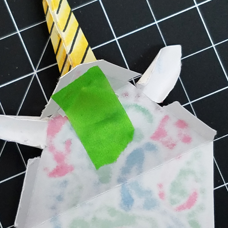 Unicorn paper craft template