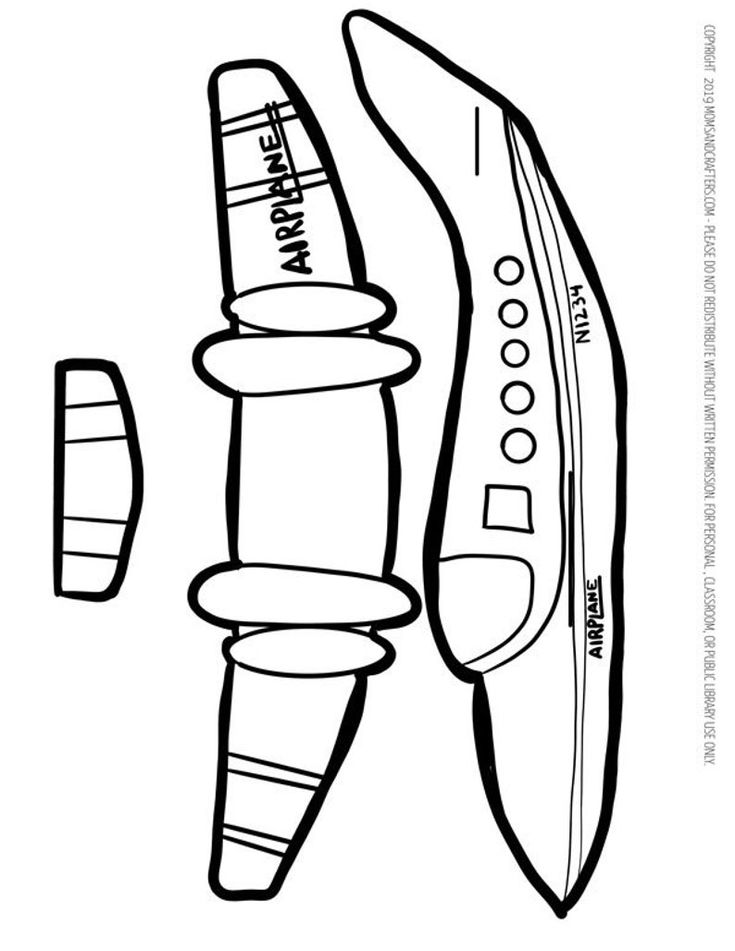 Styles paper airplanes coloring pages color