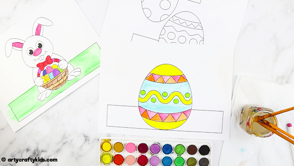 Printable easter paper toy