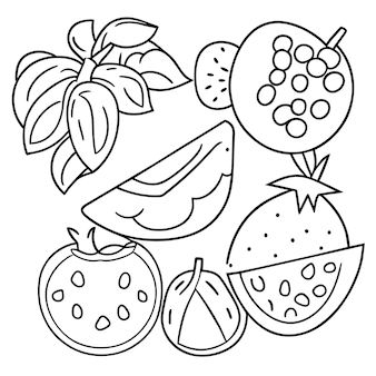 Page papaya coloring images